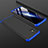 Funda Dura Plastico Rigida Carcasa Mate Frontal y Trasera 360 Grados M01 para Samsung Galaxy M31s Azul y Negro