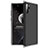 Funda Dura Plastico Rigida Carcasa Mate Frontal y Trasera 360 Grados M01 para Samsung Galaxy Note 10 Plus 5G Plata y Negro