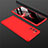 Funda Dura Plastico Rigida Carcasa Mate Frontal y Trasera 360 Grados M01 para Samsung Galaxy Note 20 5G Rojo