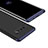 Funda Dura Plastico Rigida Carcasa Mate Frontal y Trasera 360 Grados M01 para Samsung Galaxy Note 8 Azul y Negro