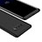 Funda Dura Plastico Rigida Carcasa Mate Frontal y Trasera 360 Grados M01 para Samsung Galaxy Note 8 Duos N950F Negro