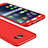 Funda Dura Plastico Rigida Carcasa Mate Frontal y Trasera 360 Grados M01 para Samsung Galaxy S7 Edge G935F Rojo