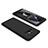 Funda Dura Plastico Rigida Carcasa Mate Frontal y Trasera 360 Grados M01 para Samsung Galaxy S8 Negro