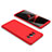 Funda Dura Plastico Rigida Carcasa Mate Frontal y Trasera 360 Grados M01 para Samsung Galaxy S8 Plus Rojo