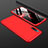 Funda Dura Plastico Rigida Carcasa Mate Frontal y Trasera 360 Grados M01 para Xiaomi Mi 9 Lite Rojo