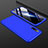 Funda Dura Plastico Rigida Carcasa Mate Frontal y Trasera 360 Grados M01 para Xiaomi Mi 9 Pro Azul
