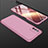 Funda Dura Plastico Rigida Carcasa Mate Frontal y Trasera 360 Grados M01 para Xiaomi Poco M3 Oro Rosa