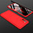 Funda Dura Plastico Rigida Carcasa Mate Frontal y Trasera 360 Grados M01 para Xiaomi Poco M3 Rojo