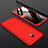 Funda Dura Plastico Rigida Carcasa Mate Frontal y Trasera 360 Grados M01 para Xiaomi Redmi 8A Rojo