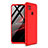 Funda Dura Plastico Rigida Carcasa Mate Frontal y Trasera 360 Grados M01 para Xiaomi Redmi 9 India Rojo