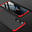 Funda Dura Plastico Rigida Carcasa Mate Frontal y Trasera 360 Grados P01 para Huawei Honor 20 Pro Rojo y Negro