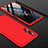 Funda Dura Plastico Rigida Carcasa Mate Frontal y Trasera 360 Grados P01 para Huawei Honor 20 Rojo