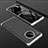 Funda Dura Plastico Rigida Carcasa Mate Frontal y Trasera 360 Grados P01 para Huawei Mate 30 Pro 5G Plata y Negro