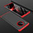 Funda Dura Plastico Rigida Carcasa Mate Frontal y Trasera 360 Grados P01 para Huawei Mate 30 Pro 5G Rojo y Negro