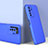 Funda Dura Plastico Rigida Carcasa Mate Frontal y Trasera 360 Grados P01 para Huawei Nova 7 SE 5G Azul