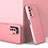 Funda Dura Plastico Rigida Carcasa Mate Frontal y Trasera 360 Grados P01 para Huawei Nova 7 SE 5G Oro Rosa
