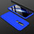 Funda Dura Plastico Rigida Carcasa Mate Frontal y Trasera 360 Grados P01 para Nokia 6.1 Plus Azul