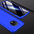 Funda Dura Plastico Rigida Carcasa Mate Frontal y Trasera 360 Grados P01 para OnePlus 7T Azul