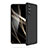 Funda Dura Plastico Rigida Carcasa Mate Frontal y Trasera 360 Grados P01 para Samsung Galaxy A82 5G Negro