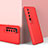 Funda Dura Plastico Rigida Carcasa Mate Frontal y Trasera 360 Grados P01 para Xiaomi Mi 10 Rojo