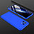 Funda Dura Plastico Rigida Carcasa Mate Frontal y Trasera 360 Grados P01 para Xiaomi Mi 11 5G Azul