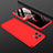 Funda Dura Plastico Rigida Carcasa Mate Frontal y Trasera 360 Grados P01 para Xiaomi Mi 11 5G Rojo
