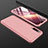 Funda Dura Plastico Rigida Carcasa Mate Frontal y Trasera 360 Grados P01 para Xiaomi Mi A3 Oro Rosa