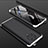Funda Dura Plastico Rigida Carcasa Mate Frontal y Trasera 360 Grados P01 para Xiaomi Redmi K30 Pro Zoom Plata y Negro