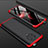 Funda Dura Plastico Rigida Carcasa Mate Frontal y Trasera 360 Grados P01 para Xiaomi Redmi K30 Pro Zoom Rojo y Negro
