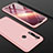 Funda Dura Plastico Rigida Carcasa Mate Frontal y Trasera 360 Grados P01 para Xiaomi Redmi Note 8 Oro Rosa