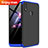 Funda Dura Plastico Rigida Carcasa Mate Frontal y Trasera 360 Grados para Huawei Enjoy Max Azul y Negro