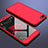 Funda Dura Plastico Rigida Carcasa Mate Frontal y Trasera 360 Grados para Huawei Honor Play 7 Rojo