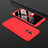 Funda Dura Plastico Rigida Carcasa Mate Frontal y Trasera 360 Grados para Huawei Mate 10 Lite Rojo