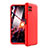 Funda Dura Plastico Rigida Carcasa Mate Frontal y Trasera 360 Grados para Huawei P40 Lite Rojo