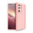 Funda Dura Plastico Rigida Carcasa Mate Frontal y Trasera 360 Grados para Huawei P40 Pro+ Plus Oro Rosa