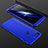 Funda Dura Plastico Rigida Carcasa Mate Frontal y Trasera 360 Grados para OnePlus 5T A5010 Azul