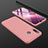Funda Dura Plastico Rigida Carcasa Mate Frontal y Trasera 360 Grados para Samsung Galaxy A30 Oro Rosa