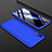 Funda Dura Plastico Rigida Carcasa Mate Frontal y Trasera 360 Grados para Samsung Galaxy A70 Azul