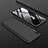 Funda Dura Plastico Rigida Carcasa Mate Frontal y Trasera 360 Grados para Samsung Galaxy A70 Negro