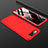 Funda Dura Plastico Rigida Carcasa Mate Frontal y Trasera 360 Grados para Samsung Galaxy A80 Rojo