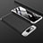 Funda Dura Plastico Rigida Carcasa Mate Frontal y Trasera 360 Grados para Samsung Galaxy A90 4G Plata y Negro