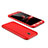Funda Dura Plastico Rigida Carcasa Mate Frontal y Trasera 360 Grados para Samsung Galaxy J7 Pro Rojo