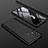 Funda Dura Plastico Rigida Carcasa Mate Frontal y Trasera 360 Grados para Samsung Galaxy M31 Prime Edition Negro