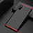 Funda Dura Plastico Rigida Carcasa Mate Frontal y Trasera 360 Grados para Samsung Galaxy Note 10 5G Rojo y Negro