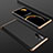 Funda Dura Plastico Rigida Carcasa Mate Frontal y Trasera 360 Grados para Samsung Galaxy Note 10 Plus 5G Oro y Negro