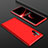 Funda Dura Plastico Rigida Carcasa Mate Frontal y Trasera 360 Grados para Samsung Galaxy Note 10 Plus 5G Rojo