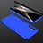 Funda Dura Plastico Rigida Carcasa Mate Frontal y Trasera 360 Grados para Samsung Galaxy Quantum2 5G Azul