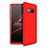 Funda Dura Plastico Rigida Carcasa Mate Frontal y Trasera 360 Grados para Samsung Galaxy S10e Rojo