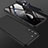 Funda Dura Plastico Rigida Carcasa Mate Frontal y Trasera 360 Grados para Samsung Galaxy S22 5G Negro
