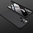 Funda Dura Plastico Rigida Carcasa Mate Frontal y Trasera 360 Grados para Samsung Galaxy S22 Ultra 5G Negro
